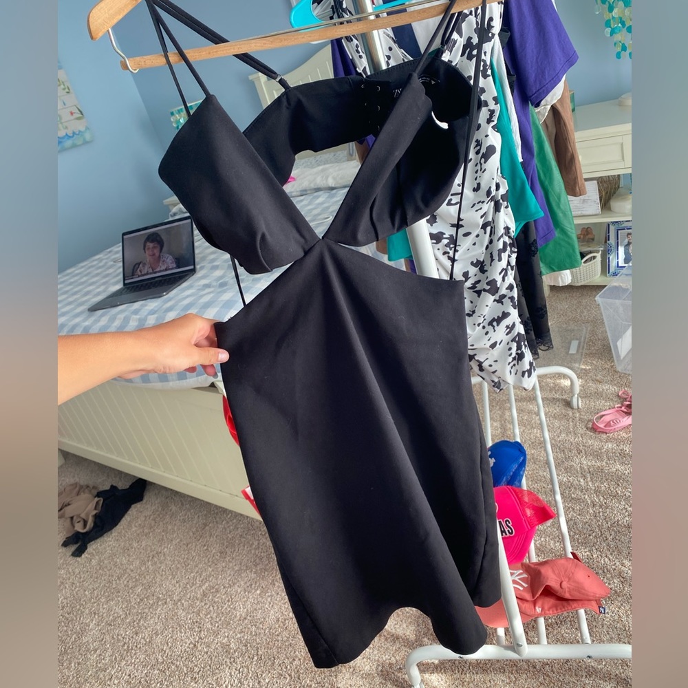 Zara dress with cut outs